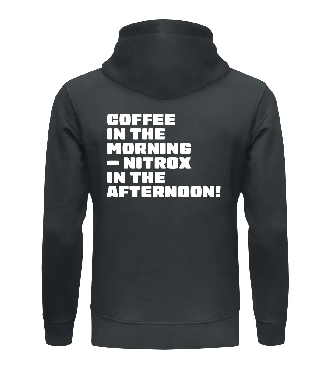 Coffee in the morning Backprint - Bio Hoodie