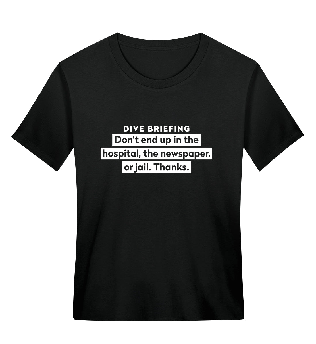 Dive Briefing - Bio Frauen T-Shirt