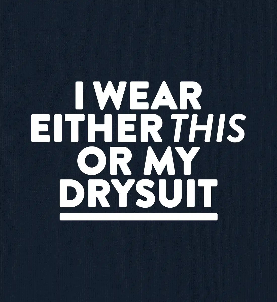 Drysuit - 100 % Bio Oversized T-Shirt