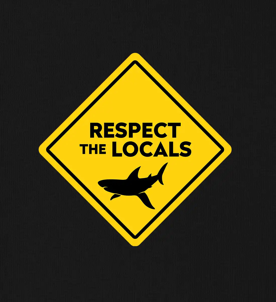 Respect the Locals / sharks - 100 % Bio Frauen T-Shirt