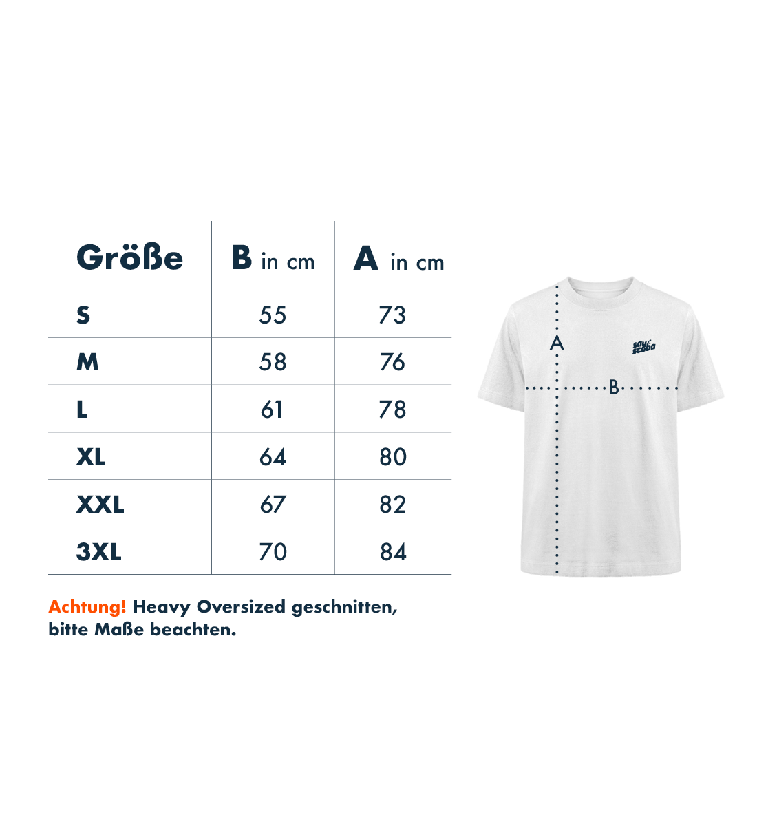 Tauchen Bedeutung - 100 % Bio Oversized T-Shirt