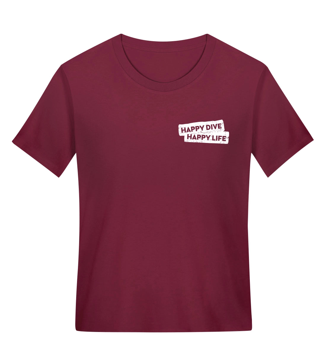 Happy Dive Happy Life - Bio Frauen T-Shirt