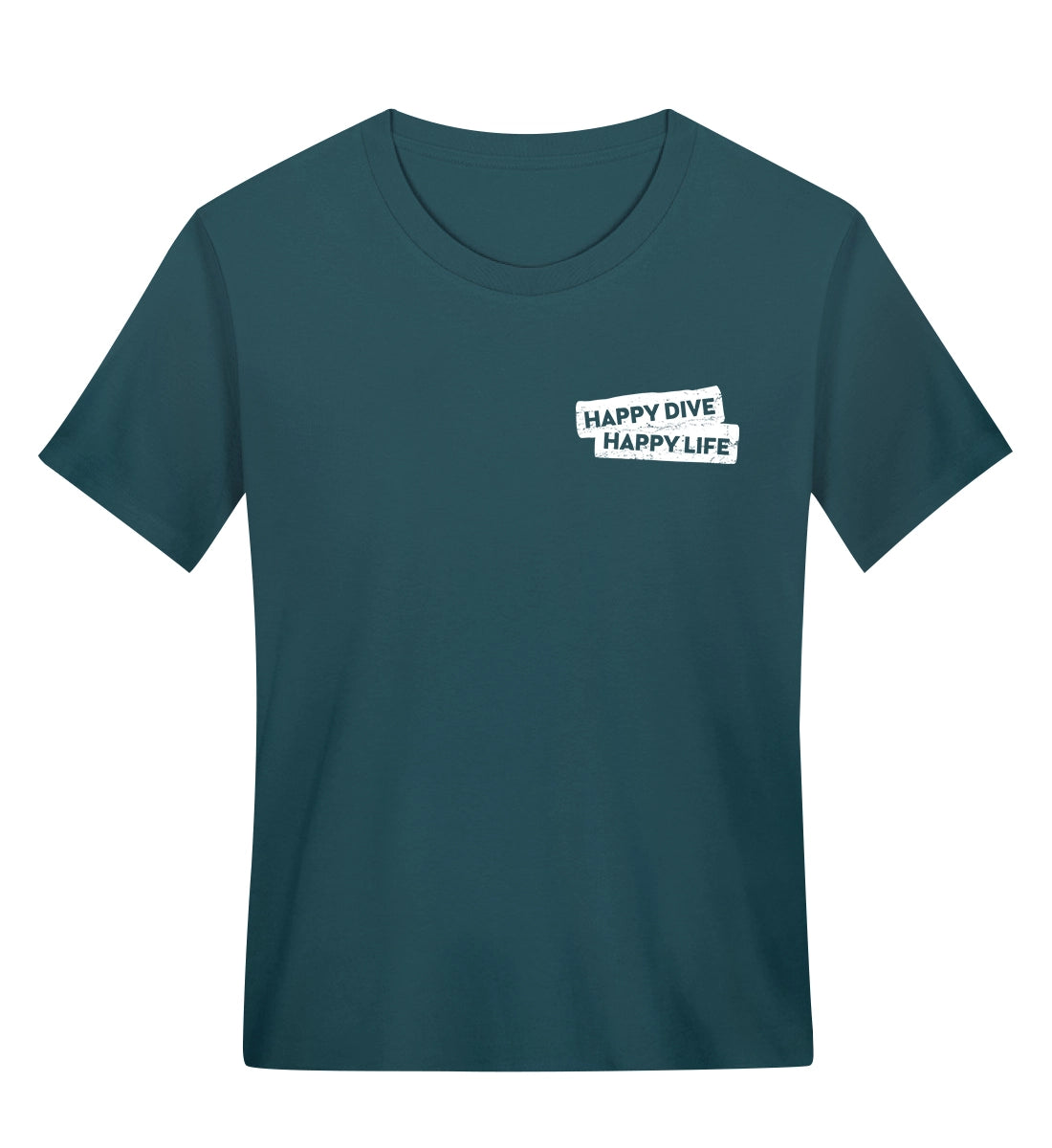 Happy Dive Happy Life - Bio Frauen T-Shirt