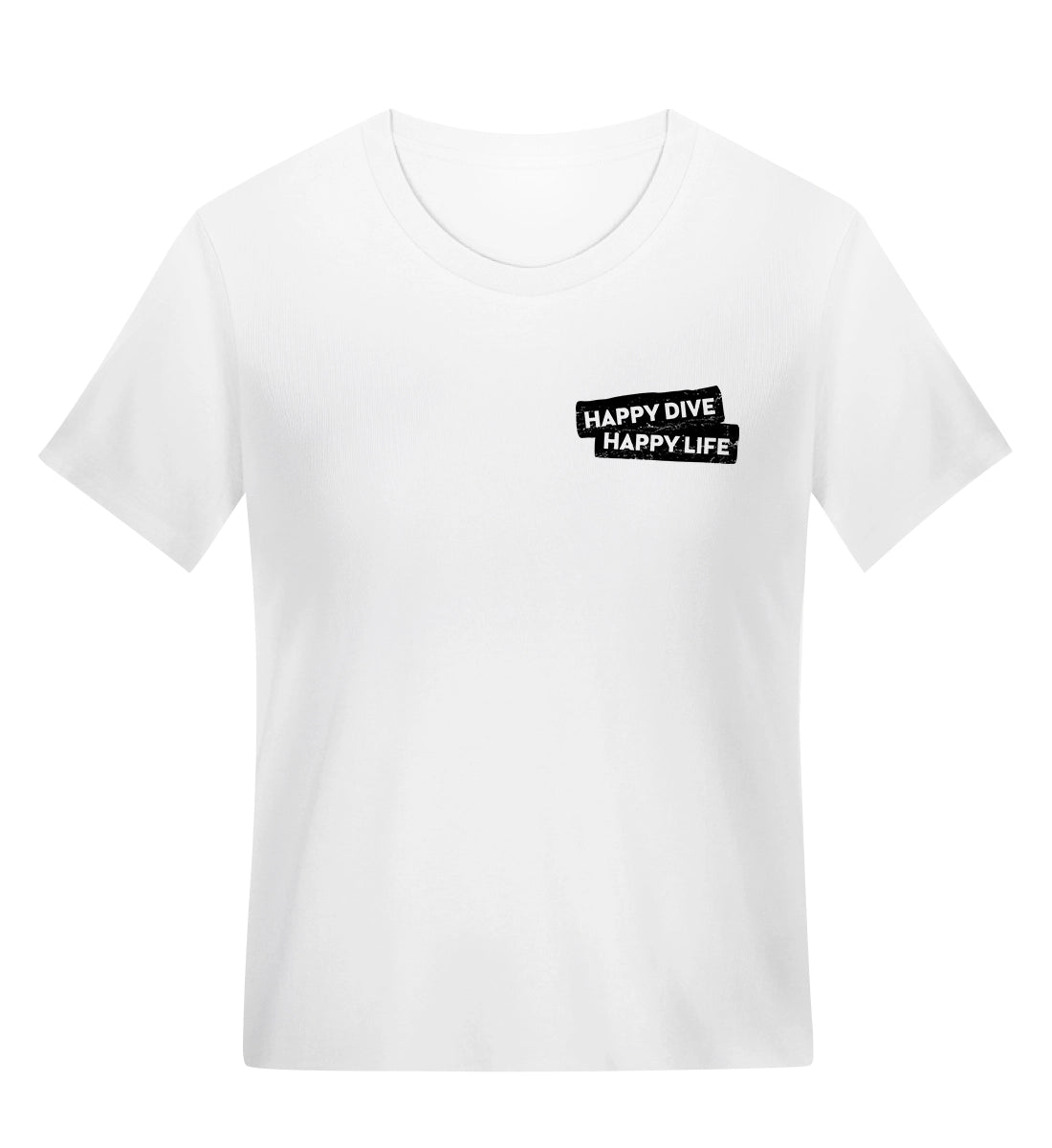 Happy Dive Happy Life - Bio Frauen T-Shirt