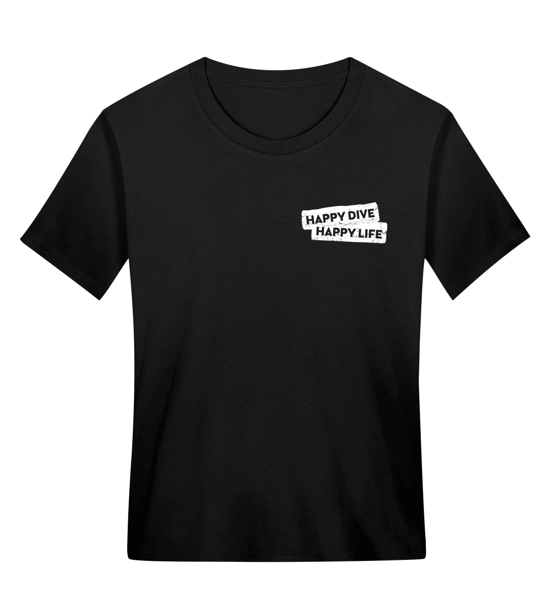 Happy Dive Happy Life - Bio Frauen T-Shirt