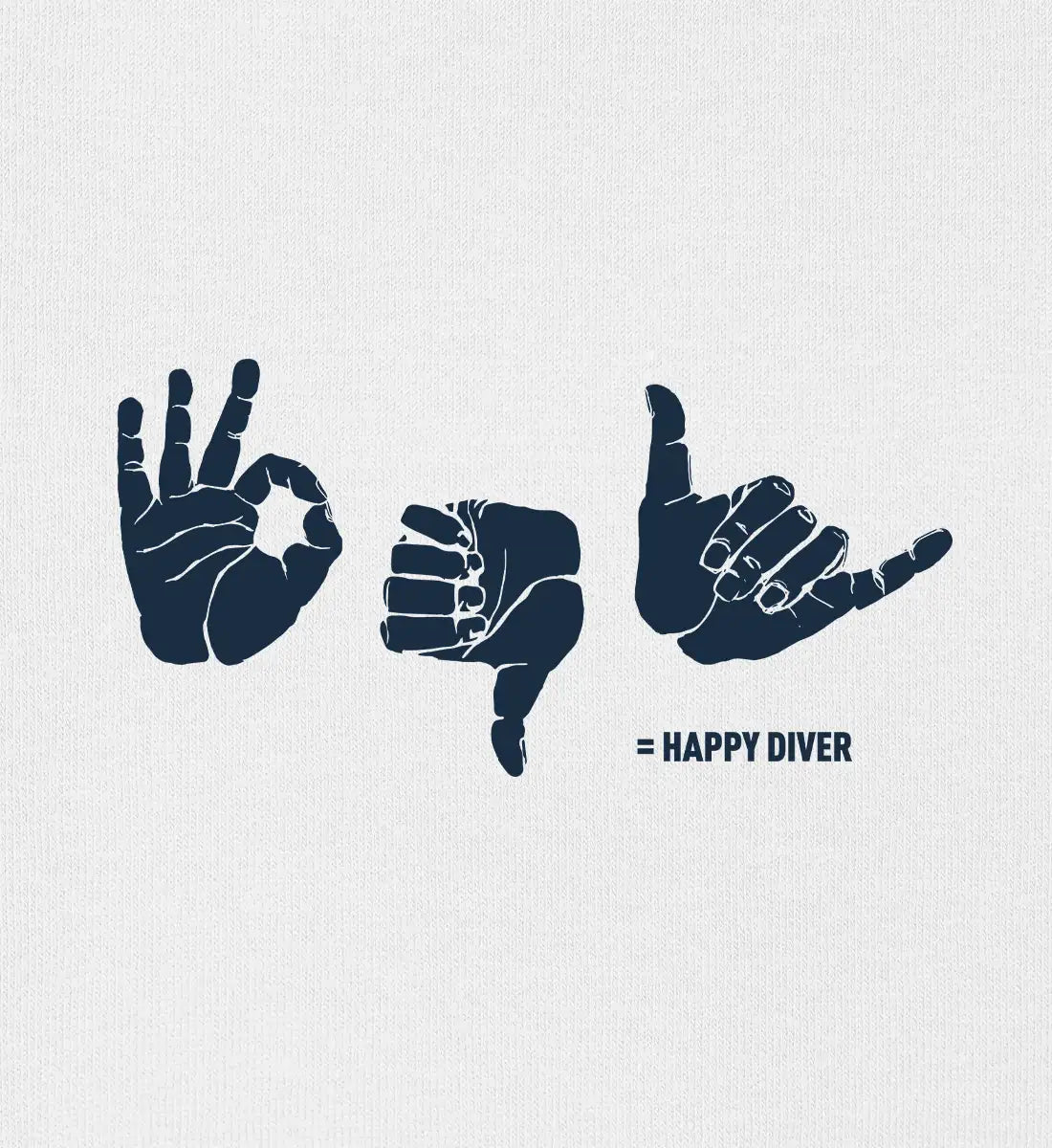 Happy Diver - 100 % Bio Frauen Fitted T-Shirt