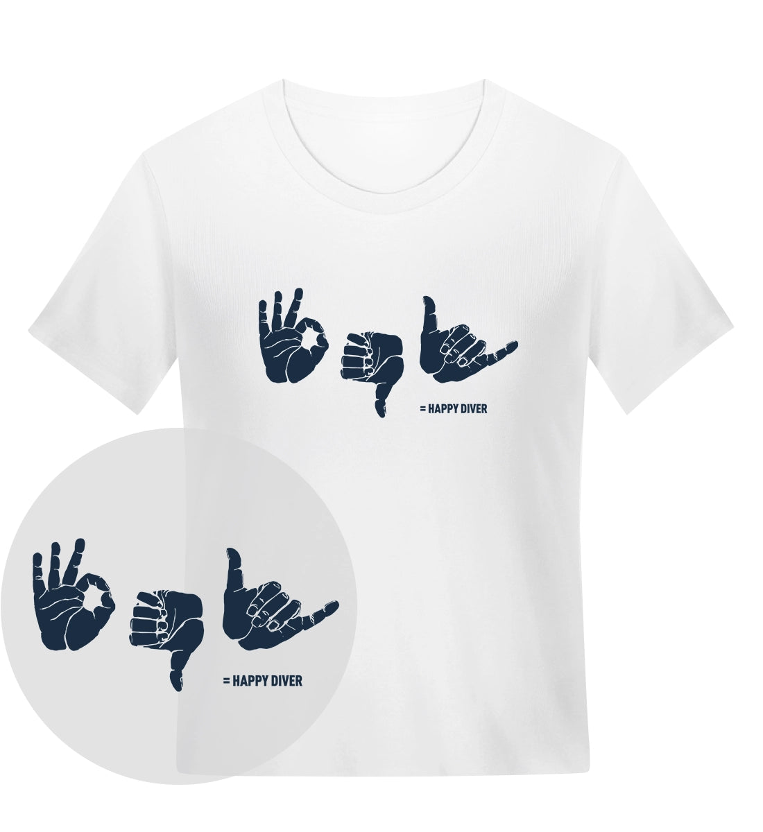 Happy Diver - Bio Frauen T-Shirt