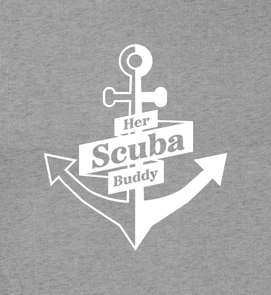 Her Scuba Buddy (bold) - 100 % Bio Frauen T-Shirt