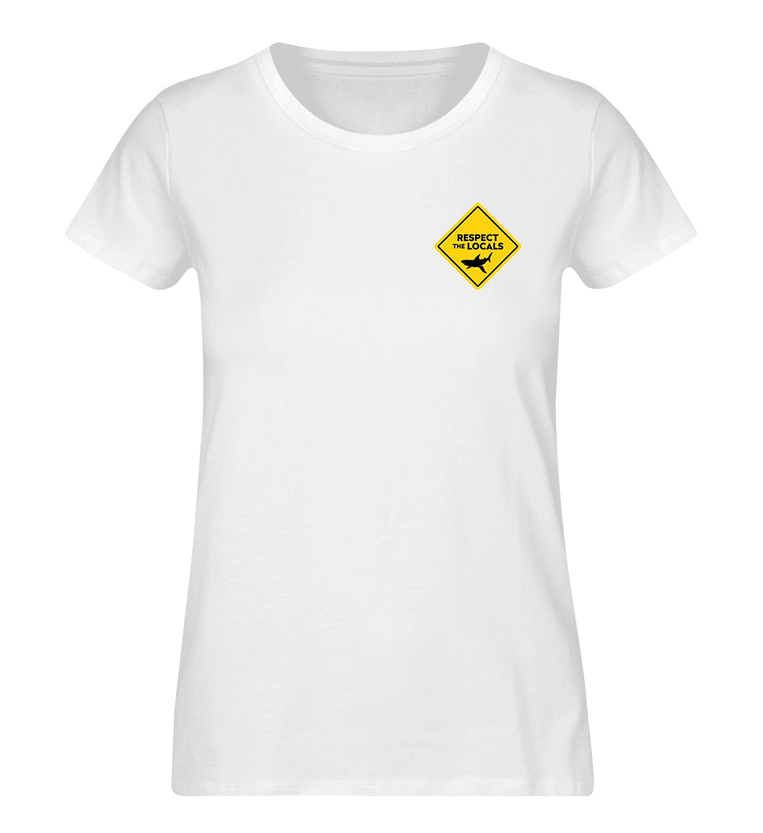 Respect the Locals / sharks - 100 % Bio Frauen T-Shirt