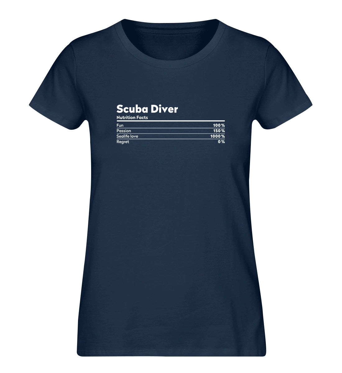 Scuba Diver Nutrition - 100 % Bio Frauen T-Shirt