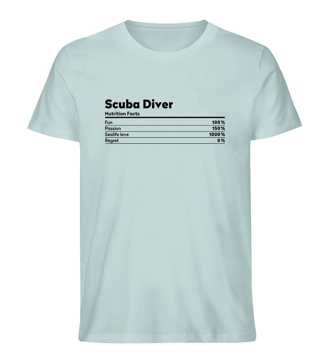Scuba Diver Nutrition - 100 % Bio T-Shirt