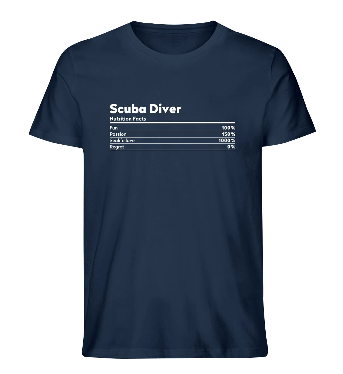 Scuba Diver Nutrition - 100 % Bio T-Shirt