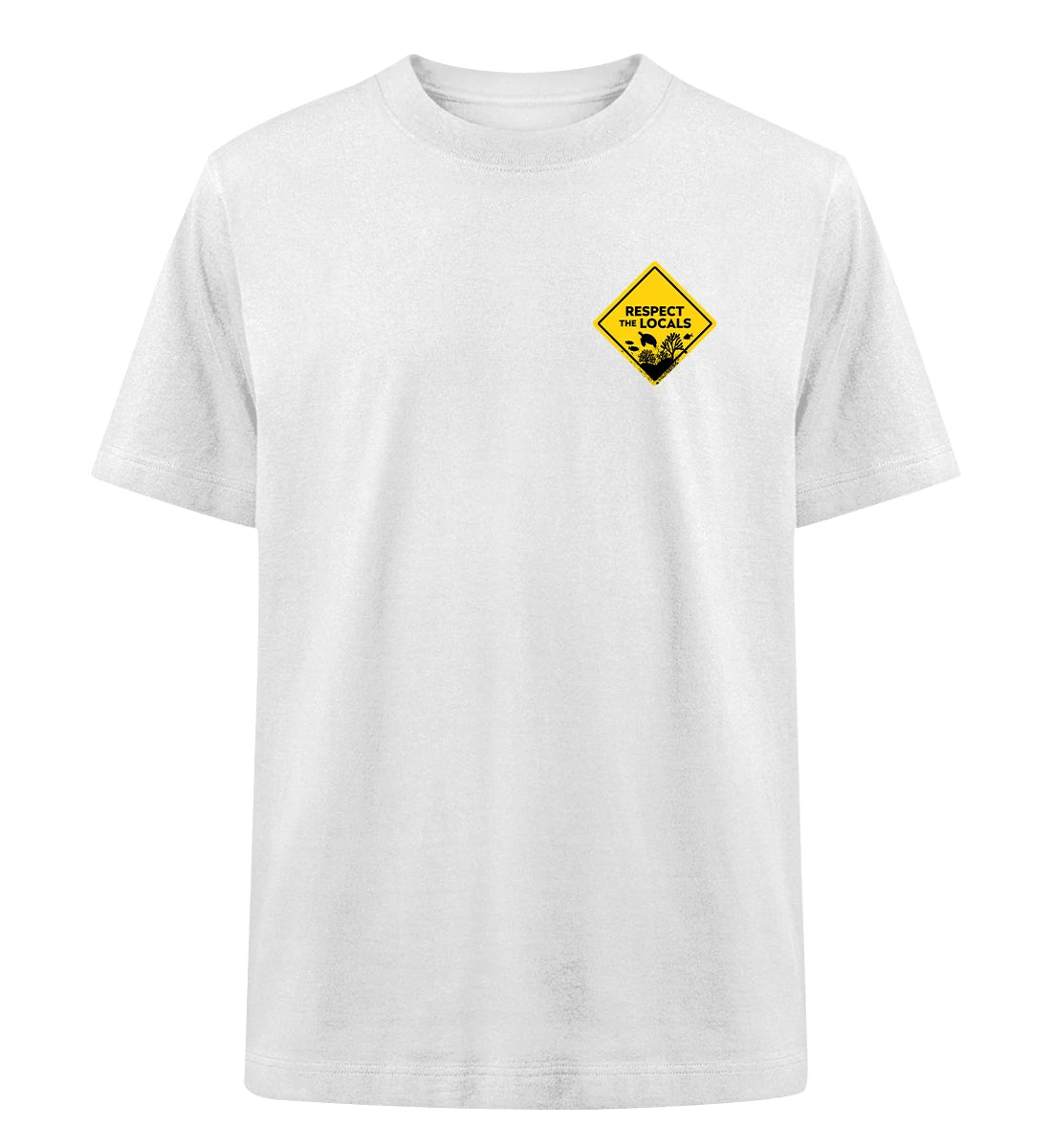 Respect the Locals / marinelife - 100 % Bio Oversized T-Shirt