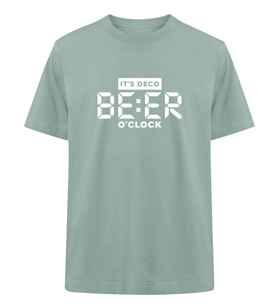 Deco Beer O'Clock - 100 % Bio Oversized T-Shirt