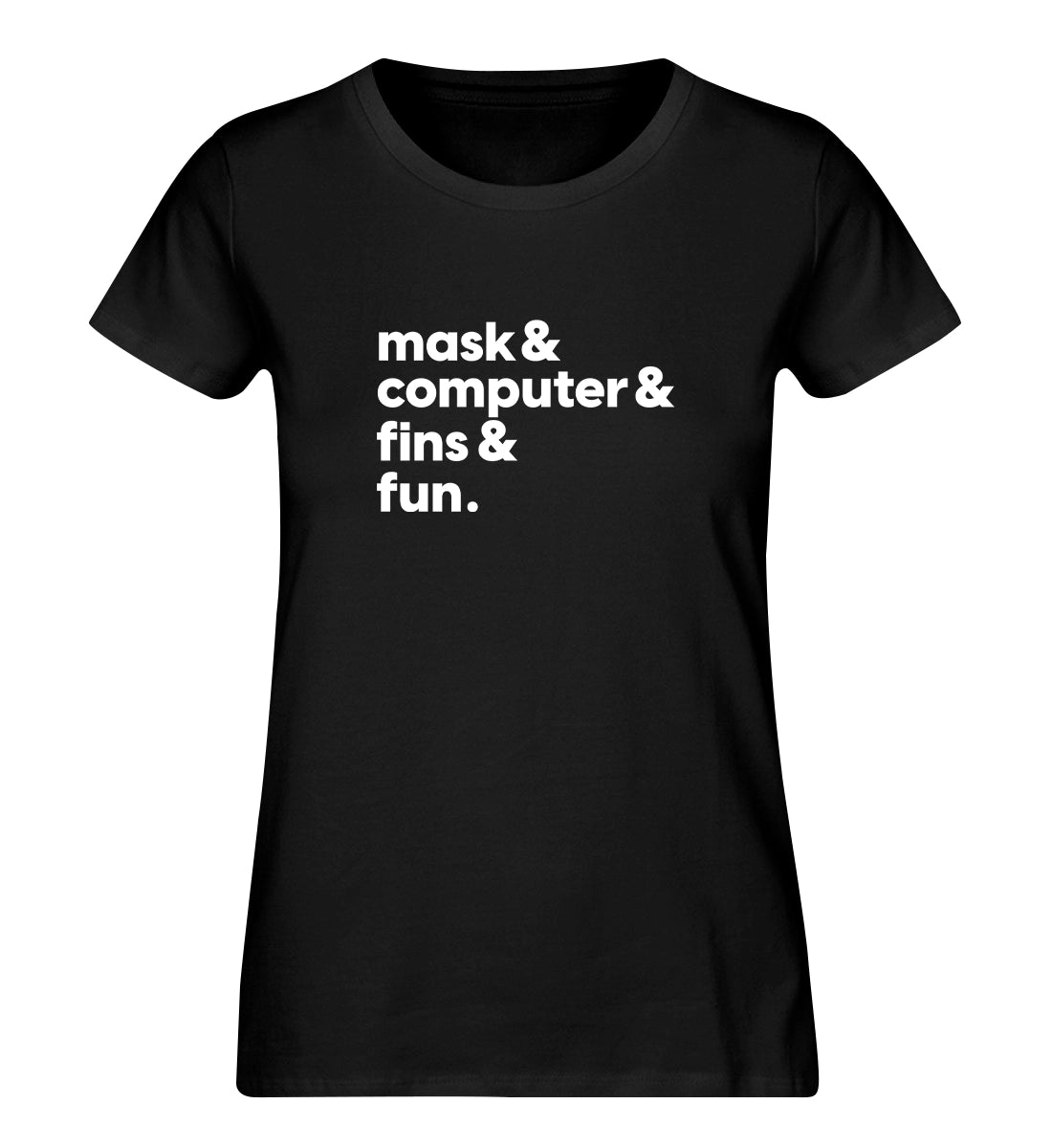 Mask & Fun - 100 % Bio Frauen T-Shirt