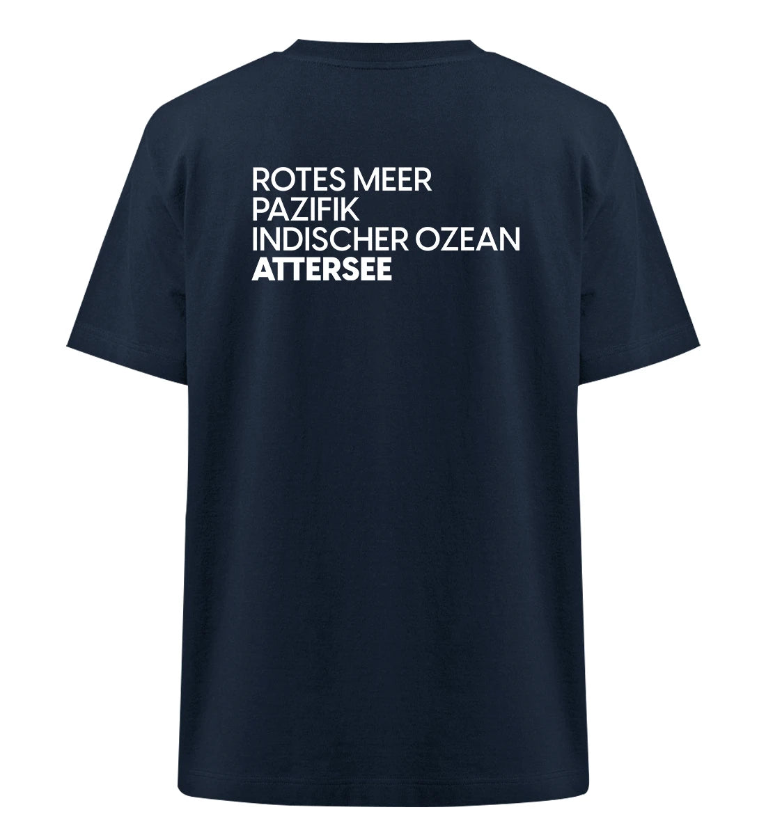 Attersee 🇦🇹 Backprint - 100 % Bio Oversized T-Shirt