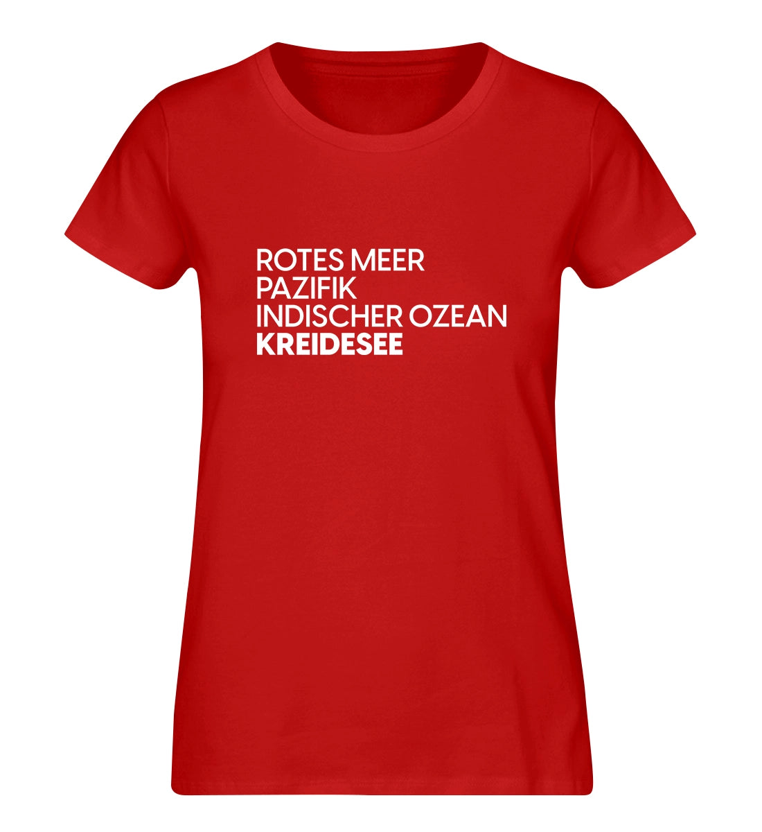 Kreidesee 🇩🇪 - 100 % Bio Frauen T-Shirt