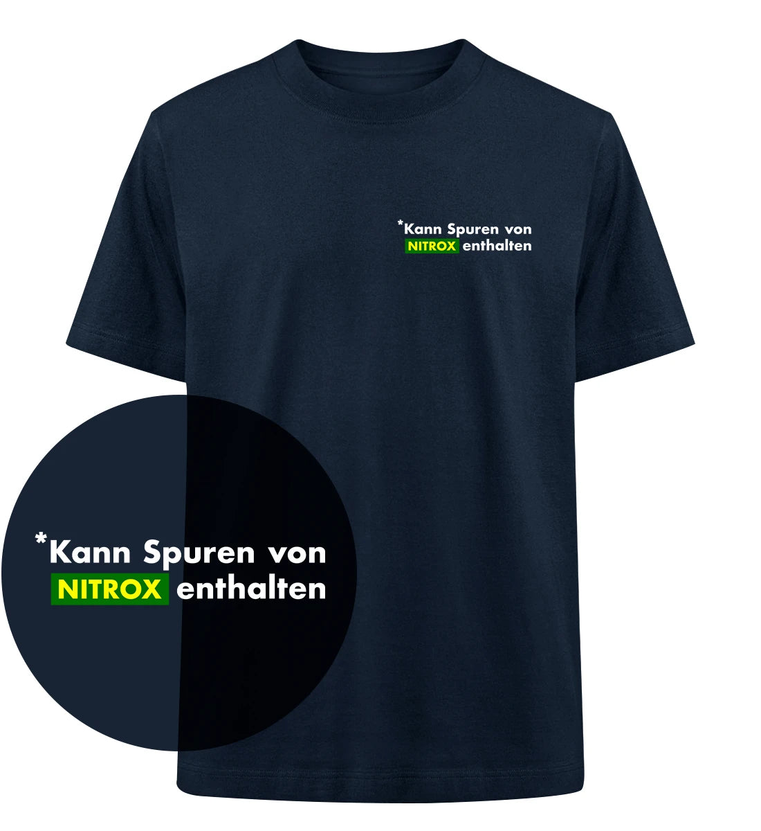 Kann Spuren von Nitrox enthalten - 100 % Bio Oversized T-Shirt