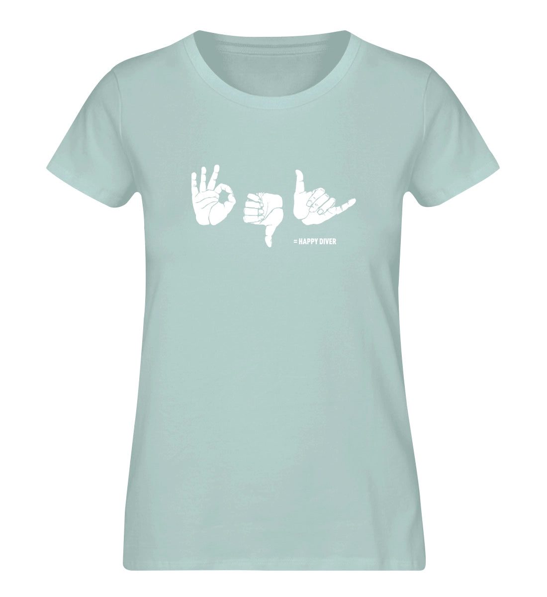 Happy Diver - 100 % Bio Frauen T-Shirt